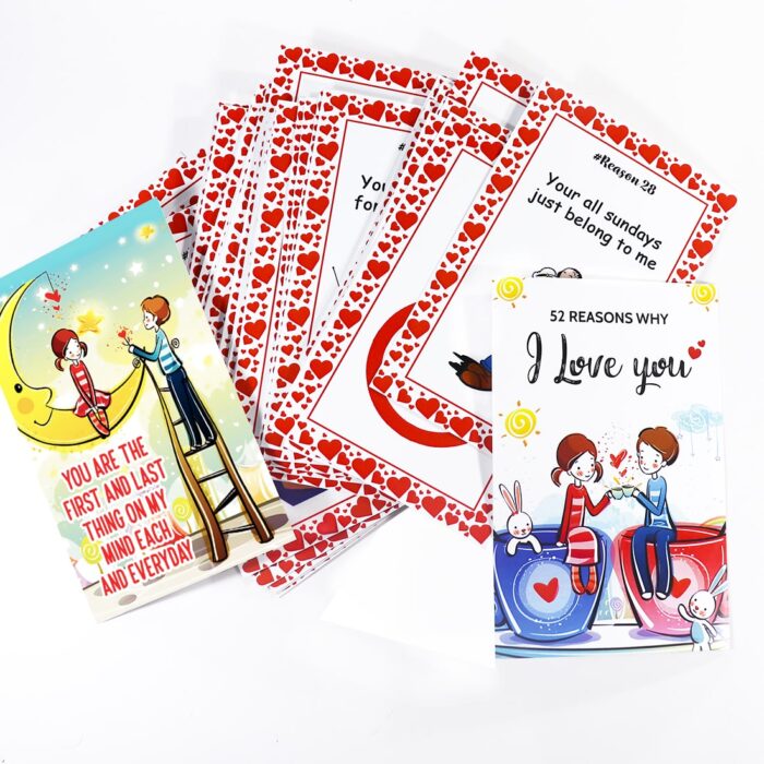 Personalized 52 reasons why I love you cards