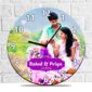 Personalized Round Photo Wooden Wall Clock