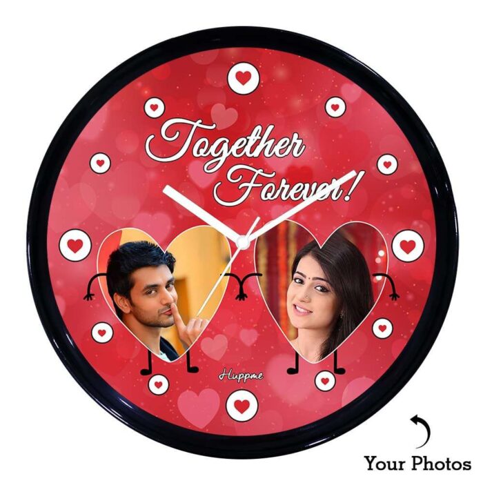 Personalized Together Forever Wall Clock