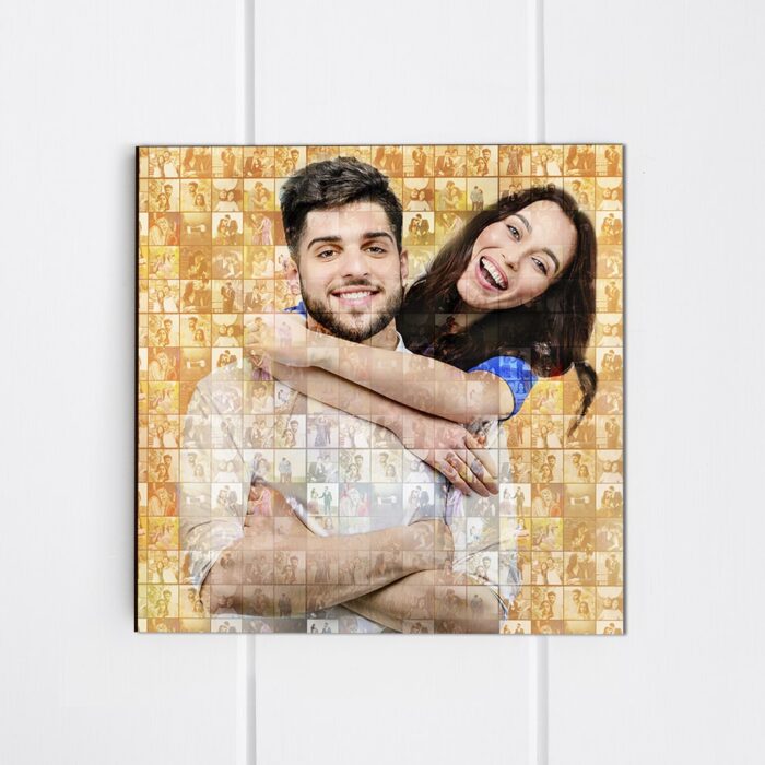 Personalized Mosaic Photo Poster Frame