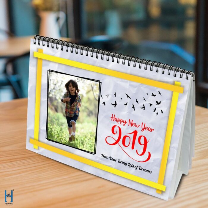 Personalized Photos and Quotes Desk Calendar