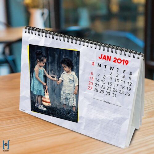 Personalized Photos and Quotes Desk Calendar