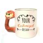 Personalized Monkey Handle Mug for kids