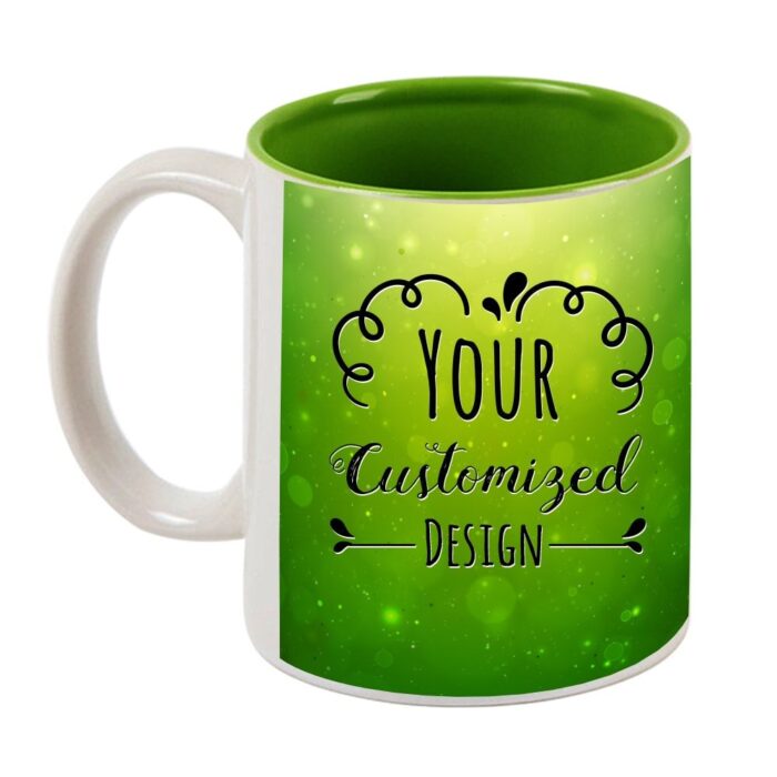 Personalized Inner Green Mug