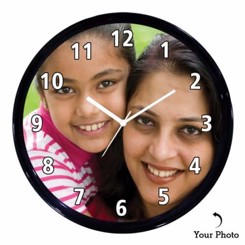 Full Photo Personalized Wall Clock