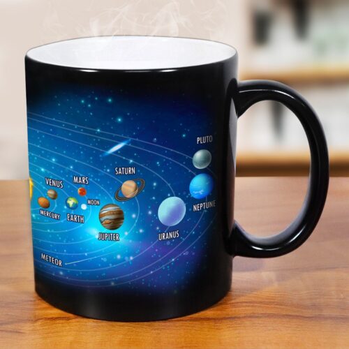 Solar System Black Magic Mug