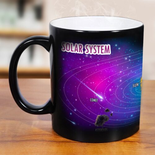 Solar System Black Magic Mug