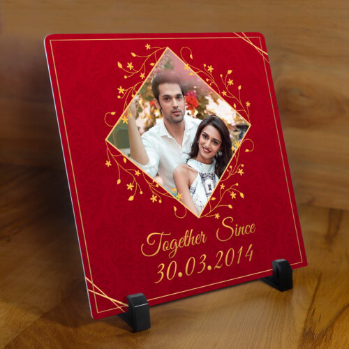 Together Since Square Acrylic Frame