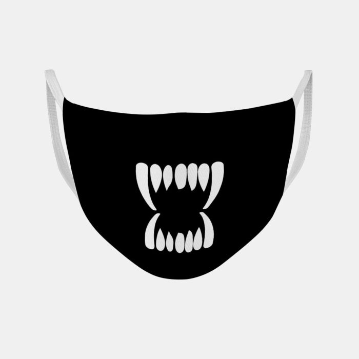 Dracula Teeth Cotton Mask