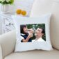 Personalized 16 inches White Cushion With Filling