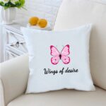 Wings-Of-Desire  78 inches White Cushion With Filling 1