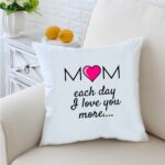 Mom 80 inches White Cushion With Filling 1