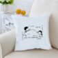 With You Forever 88 inches White Cushion With Filling