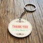 Thank You Very Much Wooden Key Chain
