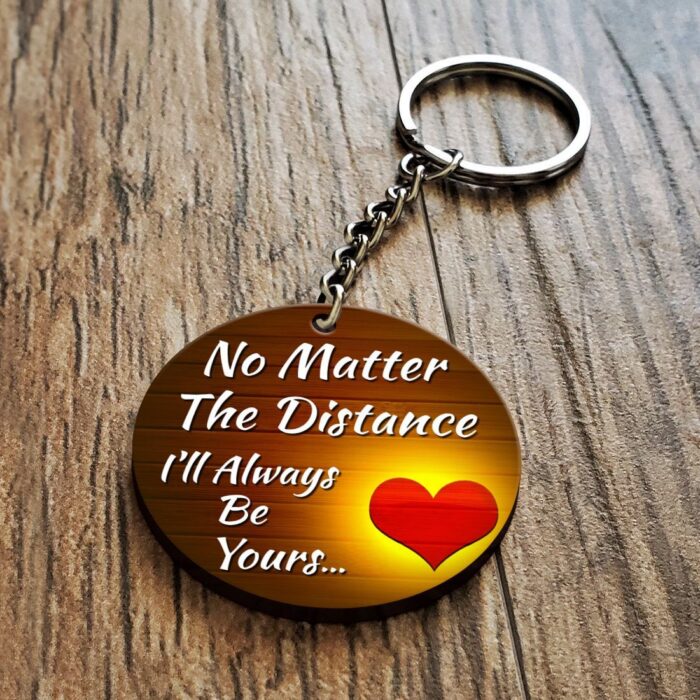 Always Yours Key Chain Wooden Key Chain