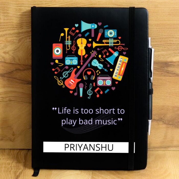 Life Is Too Short Personalized Diary