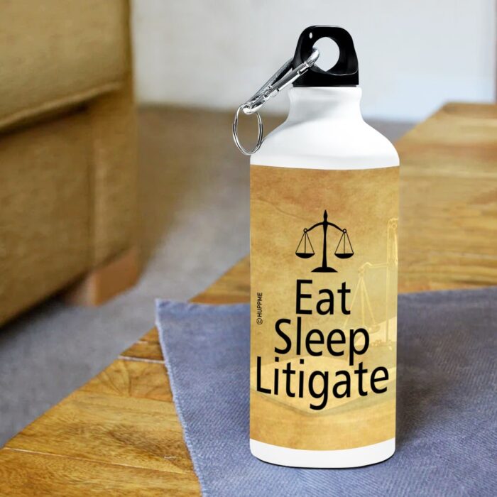 Eat Sleep Litigate Sipper Bottle