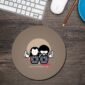 Brothers Round Mouse Pad