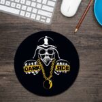 Dark Side Round Mouse Pad 1