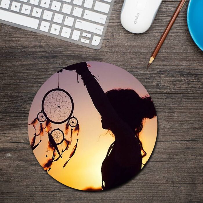 Dreams Round Mouse Pad