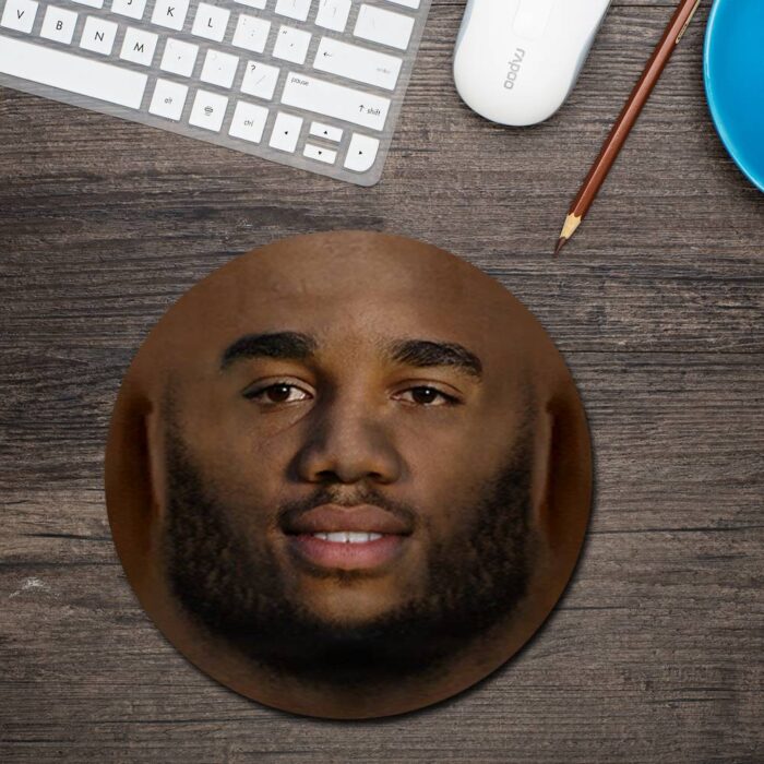 Face Round Mouse Pad