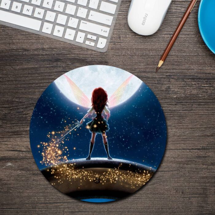 Fairy Round Mouse Pad