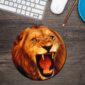 Lion Roar Round Mouse Pad