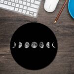 Moon Phases Round Mouse Pad 1