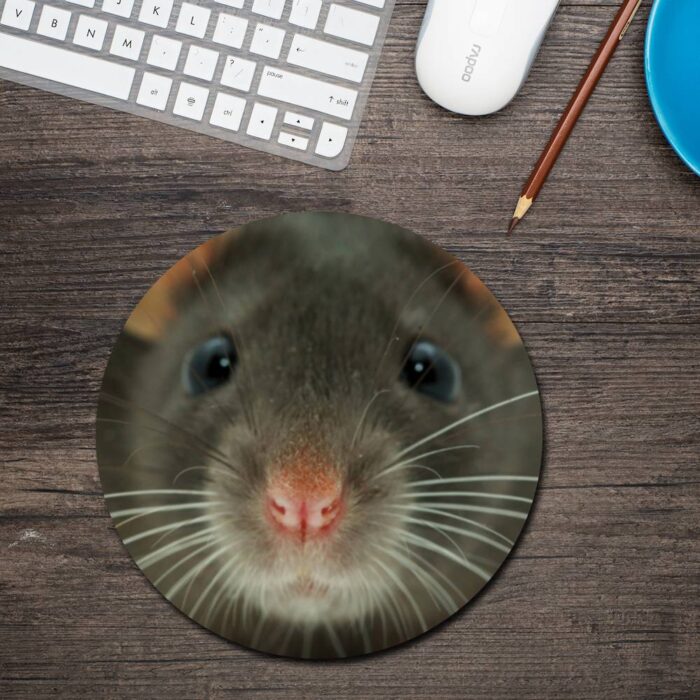 Real Mouse Round Mouse Pad