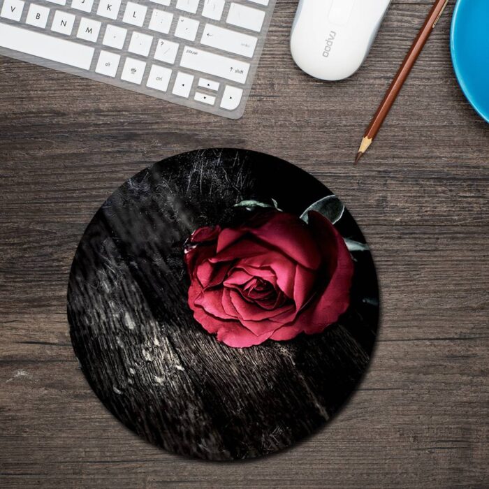 Rose Round Mouse Pad