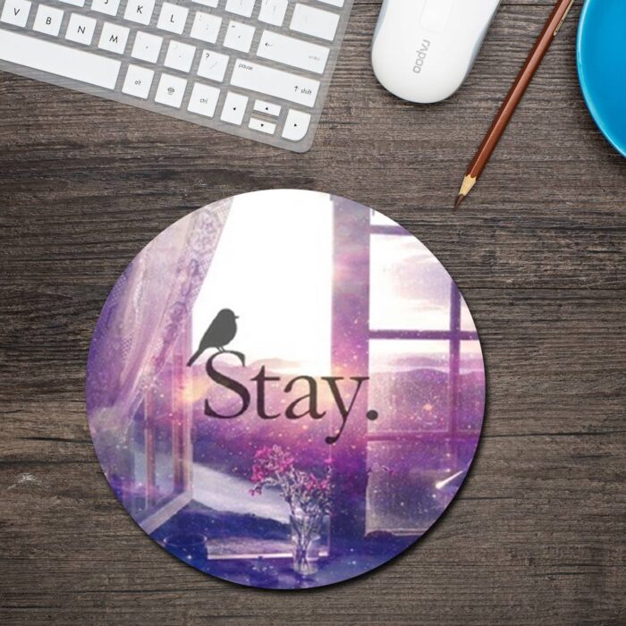 Stay Round Mouse Pad