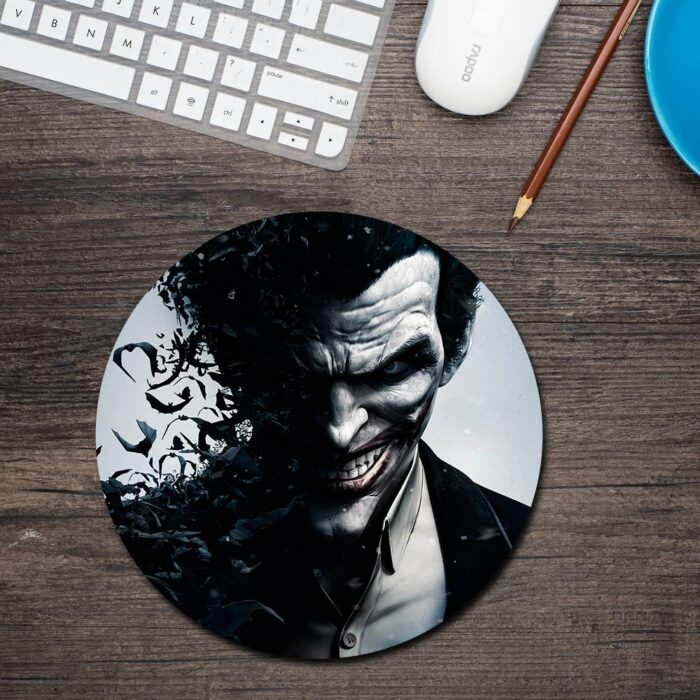 Wild Face Round Mouse Pad