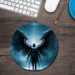 Wings Round Mouse Pad 1