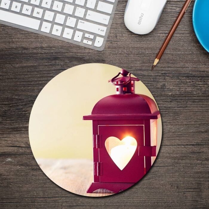 Love Round Mouse Pad