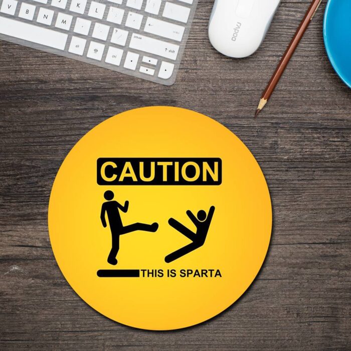 Sparta Round Mouse Pad