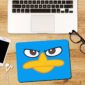 Angry Face Rectangle Mouse Pad
