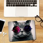 Cool Cat Rectangle Mouse Pad 1