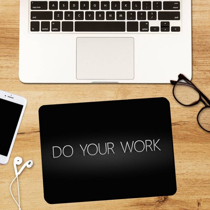 Do Your Work Rectangle Mouse Pad