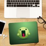 Green Face Rectangle Mouse Pad 1