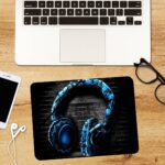 Headphones Rectangle Mouse Pad 1
