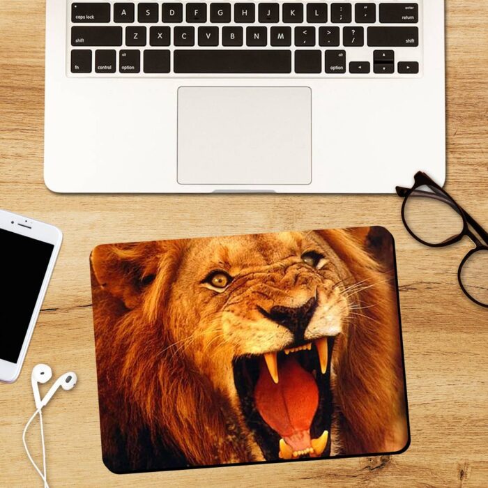 Lion Roar Rectangle Mouse Pad