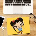 Little Girl Rectangle Mouse Pad 1