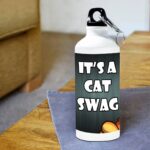 Cat Swag White Sipper Bottle 1