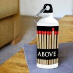 Rise Above All White Sipper Bottle 1