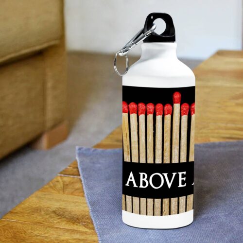 Rise Above All White Sipper Bottle