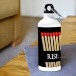 Rise Above All White Sipper Bottle 3