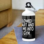 Gym White Sipper Bottle 3