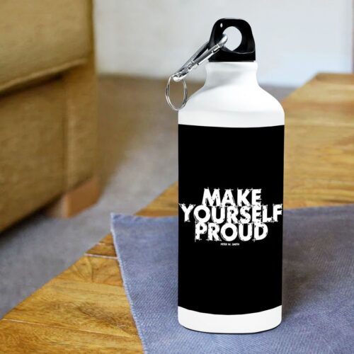 Make Yourself Proud White Sipper Bottle
