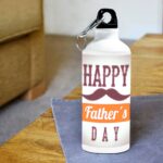 Happy Father’S Day White Sipper Bottle 1